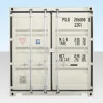 20ft Shipping Container (One Trip) White (RAL 9003)