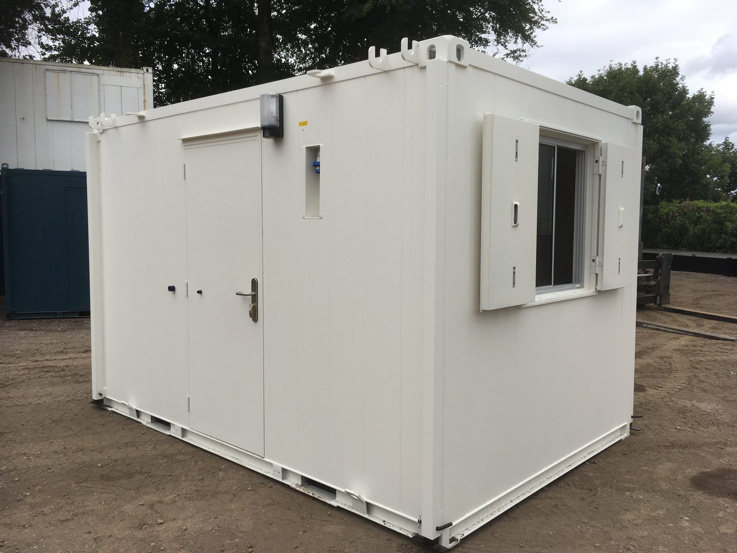 12Ft x 8Ft Steel Anti-Vandal Office Cabin