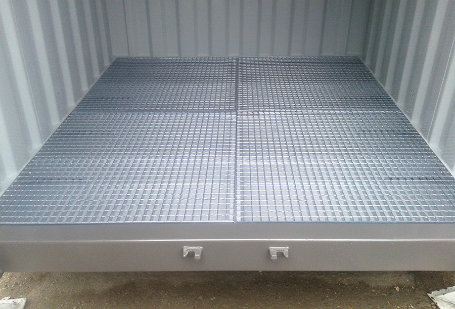 20Ft X 8Ft Open Mesh Floor Bunded Store