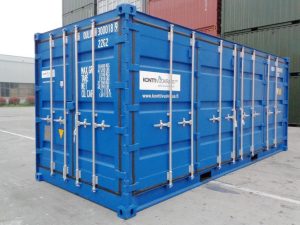 20ft High Cube Container – Hazardous Waste Container, Side opening (9ft 6′ high)
