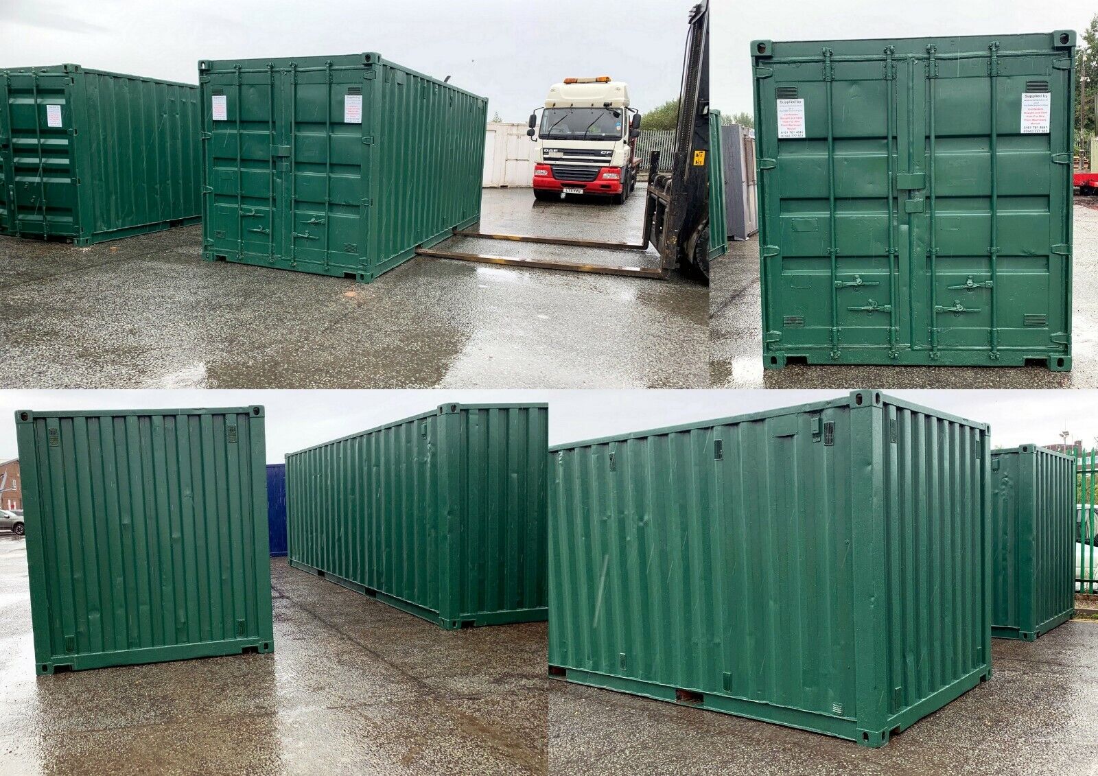 6M X 2.1M End Linked Flat Packed Container Bundle